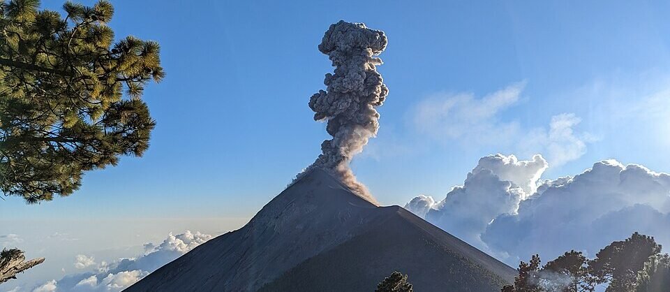 They Climbed a Restricted Volcano That Erupts Twice an Hour It Erupted