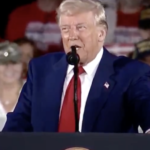 President Donald Trump speaking about U.S. policy toward Iran amid rising Middle East tensions.